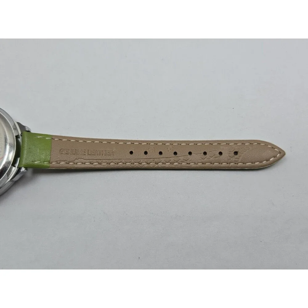 Mini Watch Womens 3D Garden Bird Flower Crystal Bezel Leather Quartz New Battery